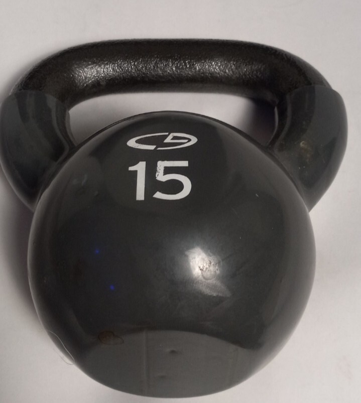 15 lbs kettlebell Vinyl Coated 