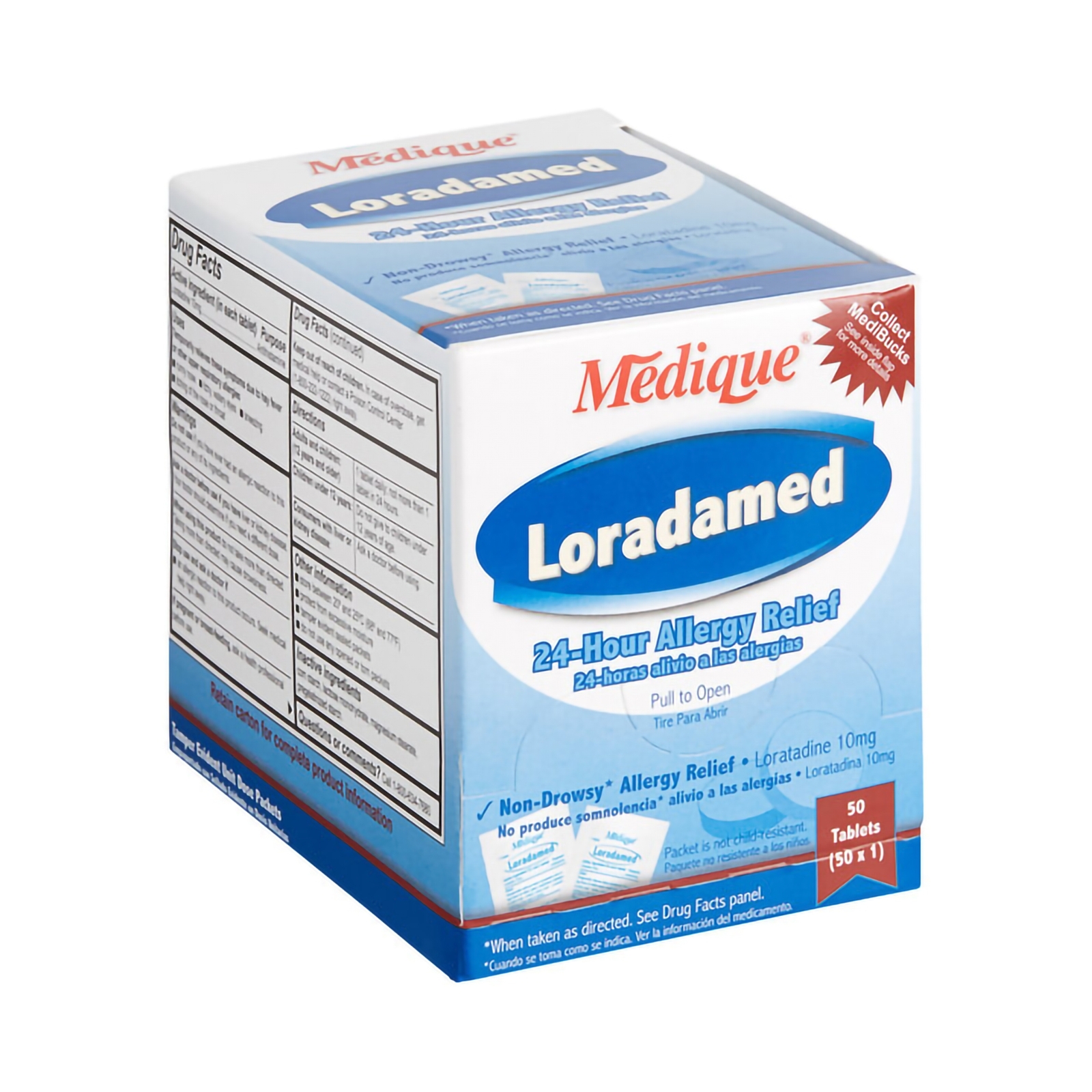 Loradamed Allergy Relief 10 mg Loratadine Tablet 1 per Box