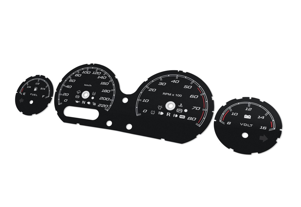 Harley-Davidson Glide Electra - Speedometer dials KM/H Gauges