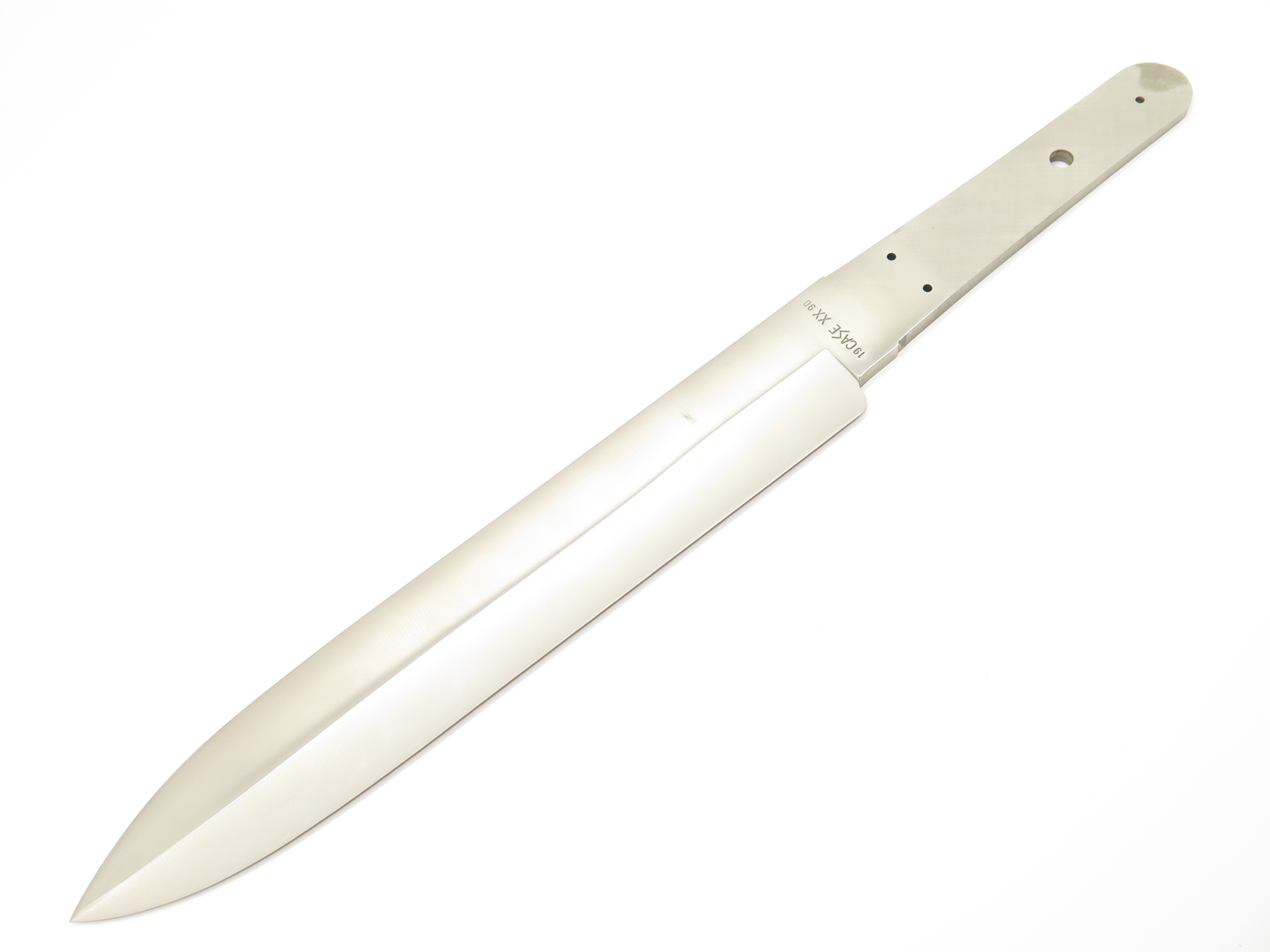 Vtg 1990 Case XX Rio Grand Bowie 10" Fixed Knife Blade Blank & Guard