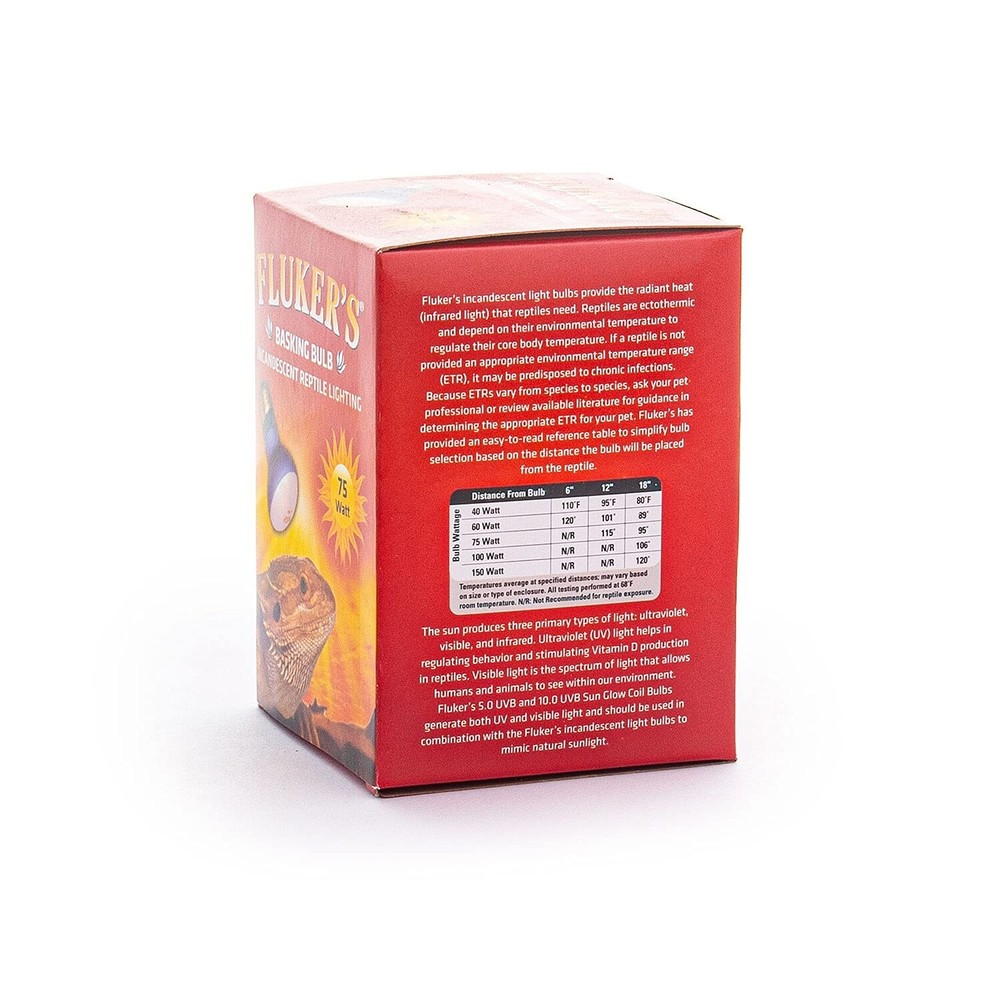 Fluker's Basking Spotlight Bulbs for Reptiles 75 Watts