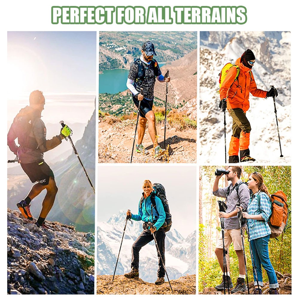 10 PCS Universal Replacement Rubber Tips Set for Trekking Pole Tips Protectors
