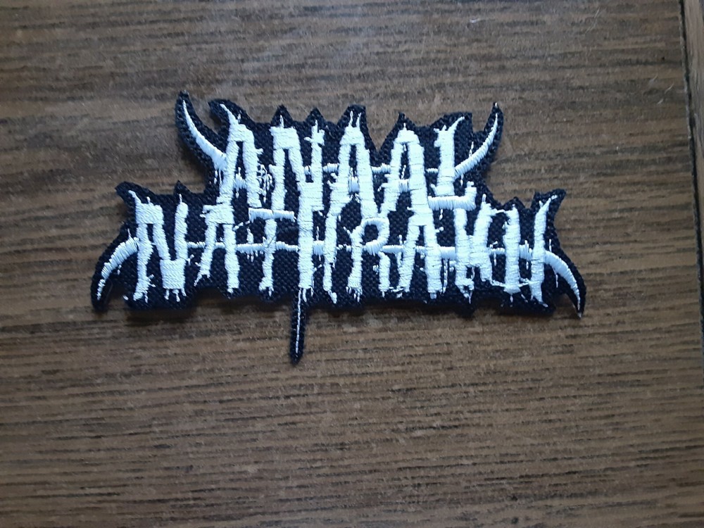 ANAAL NATHRAKH,IRON ON WHITE EMBROIDERED PATCH