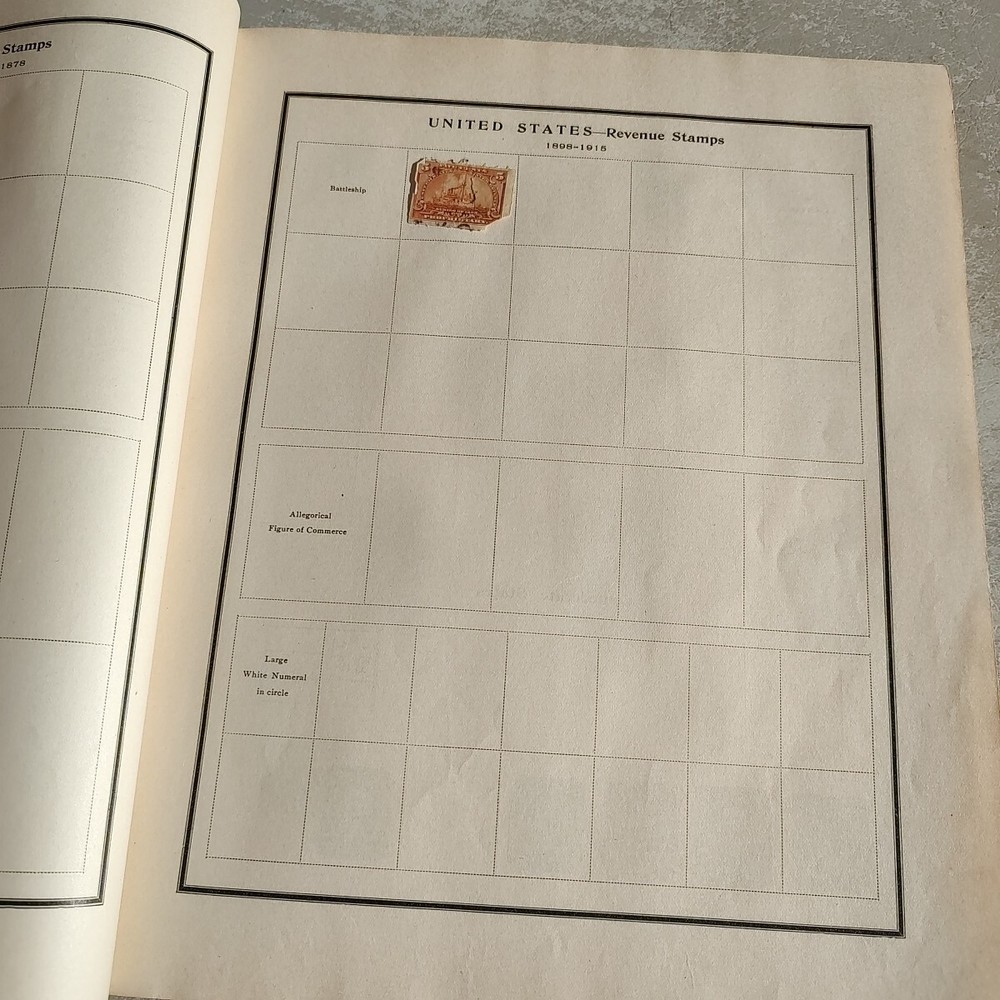 MODERN POSTAGE STAMP ALBUM With Some Stamps