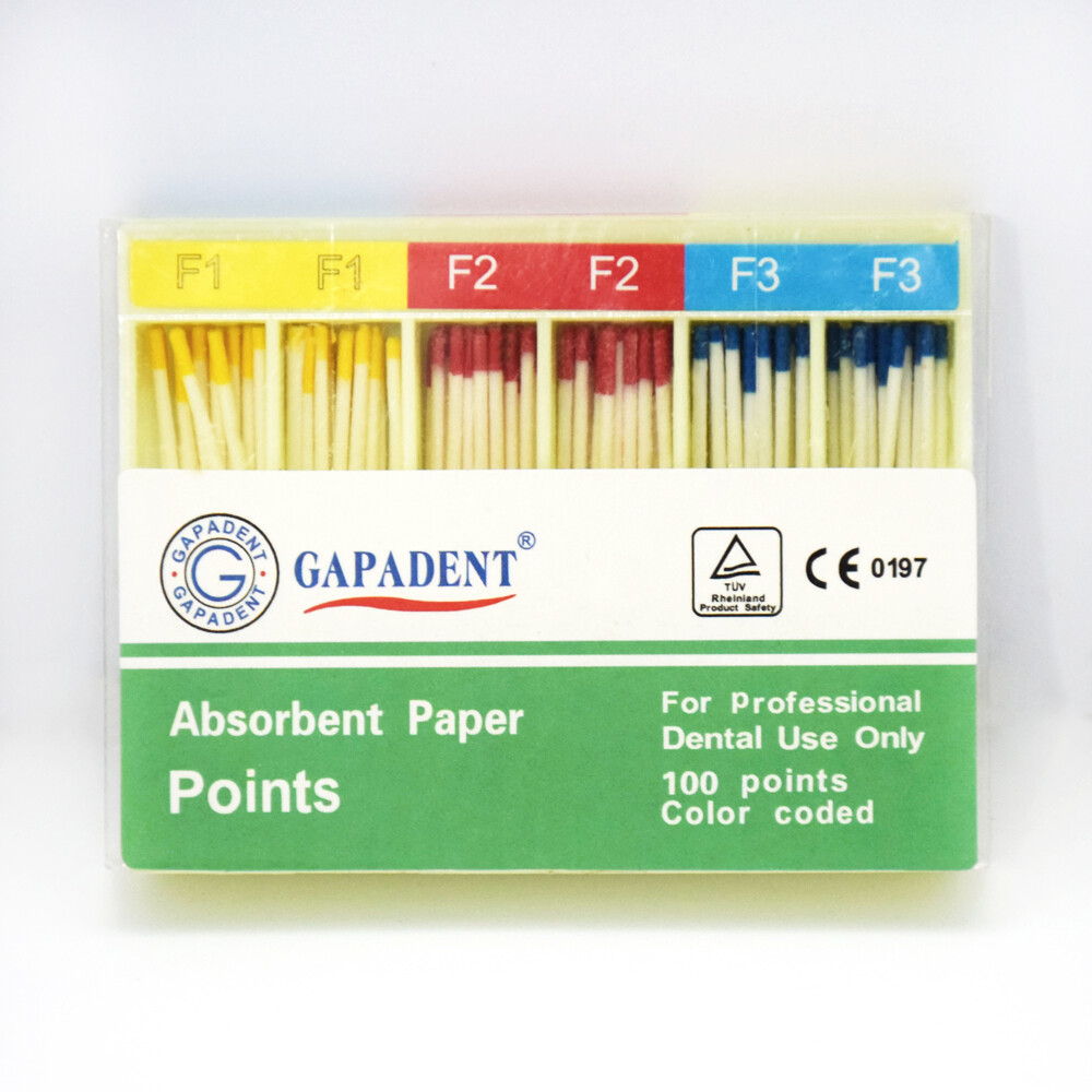 Dental Endodontics Root Canal Absorbent Paper Points Sterile Obturation