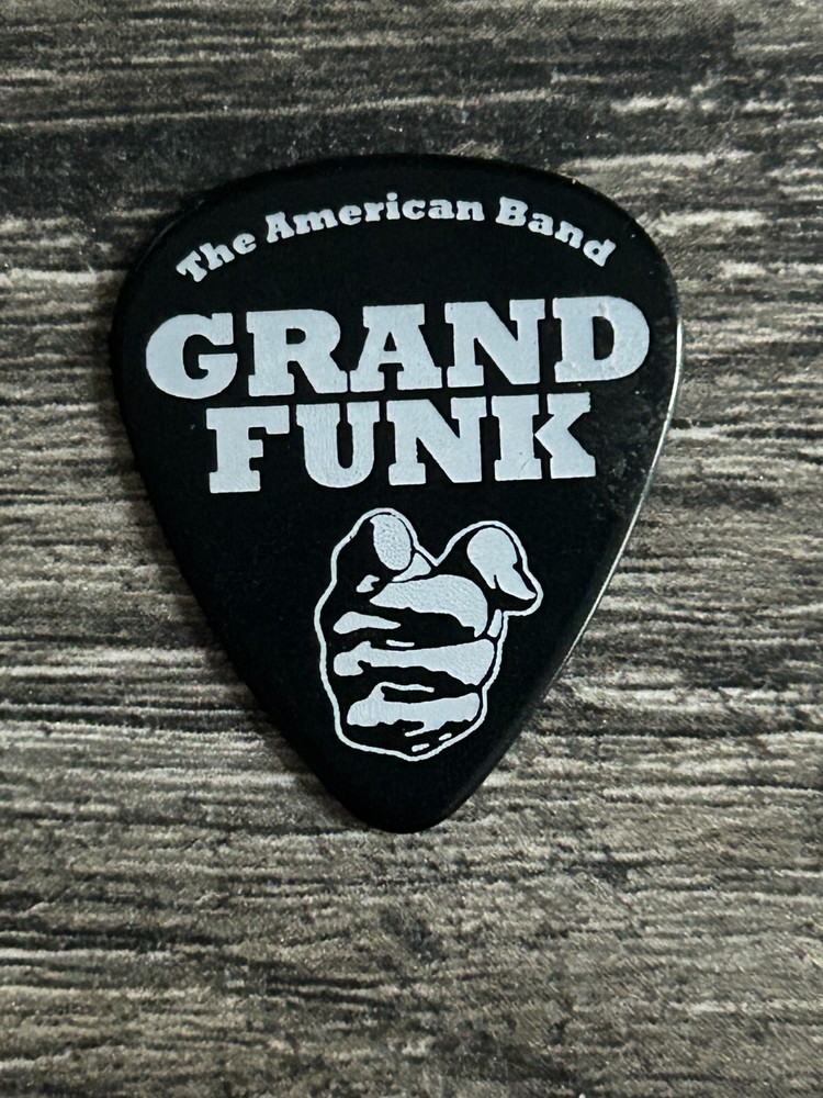 Kiss Guitar Pick BRUCE KULICK Grand Funk Black White Vintage Kiss Classic Rock