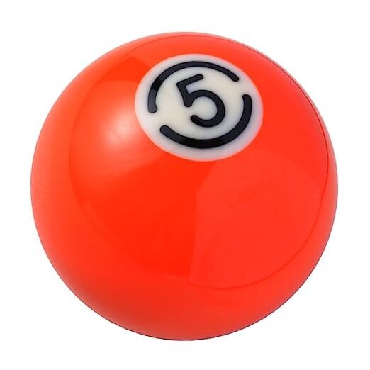 Pool Ball Shift Knobs Gear Stick Shifter Round Billiard Ball Shifting Orange 5