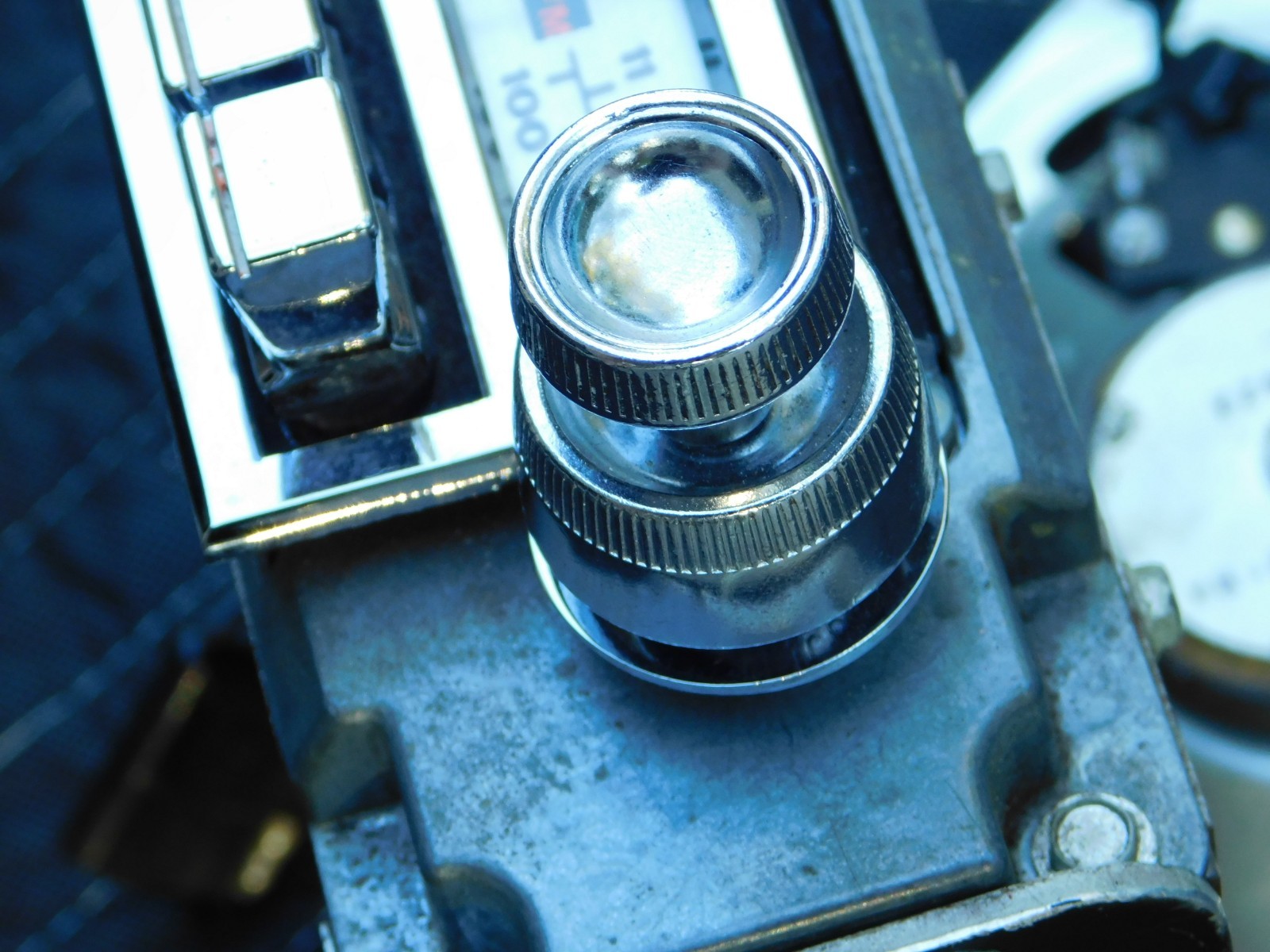 1965 FORD THUNDERBIRD OEM AM-FM RADIO KNOBS BEZEL SPEAKER