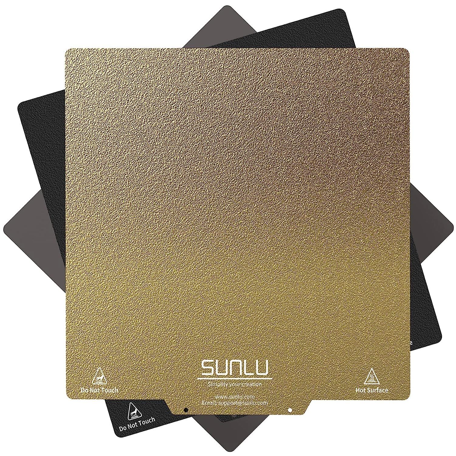 SUNLU PEI Magnetic Build Plate, 9.25x9.25inchs (235x235mm), 2*PEI+1*Base Sticker