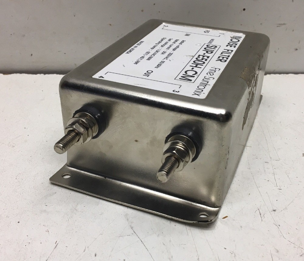 Fine Suntronix SUP-E50H-CM NOISE FILTER, USED