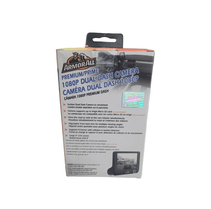 ArmorAll High Definition 1080p Dual Dashboard Camera