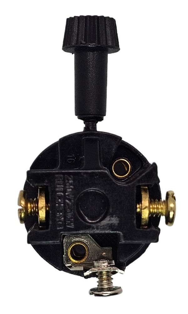 3-Terminal E26 Medium Base Socket Interior with Turn Knob Socket + Insulator