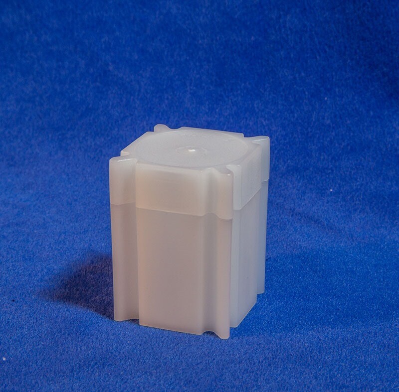 10 Square Coin Safe Tubes For US Half Silver Kennedy Liberty Dollars 32.10mm New