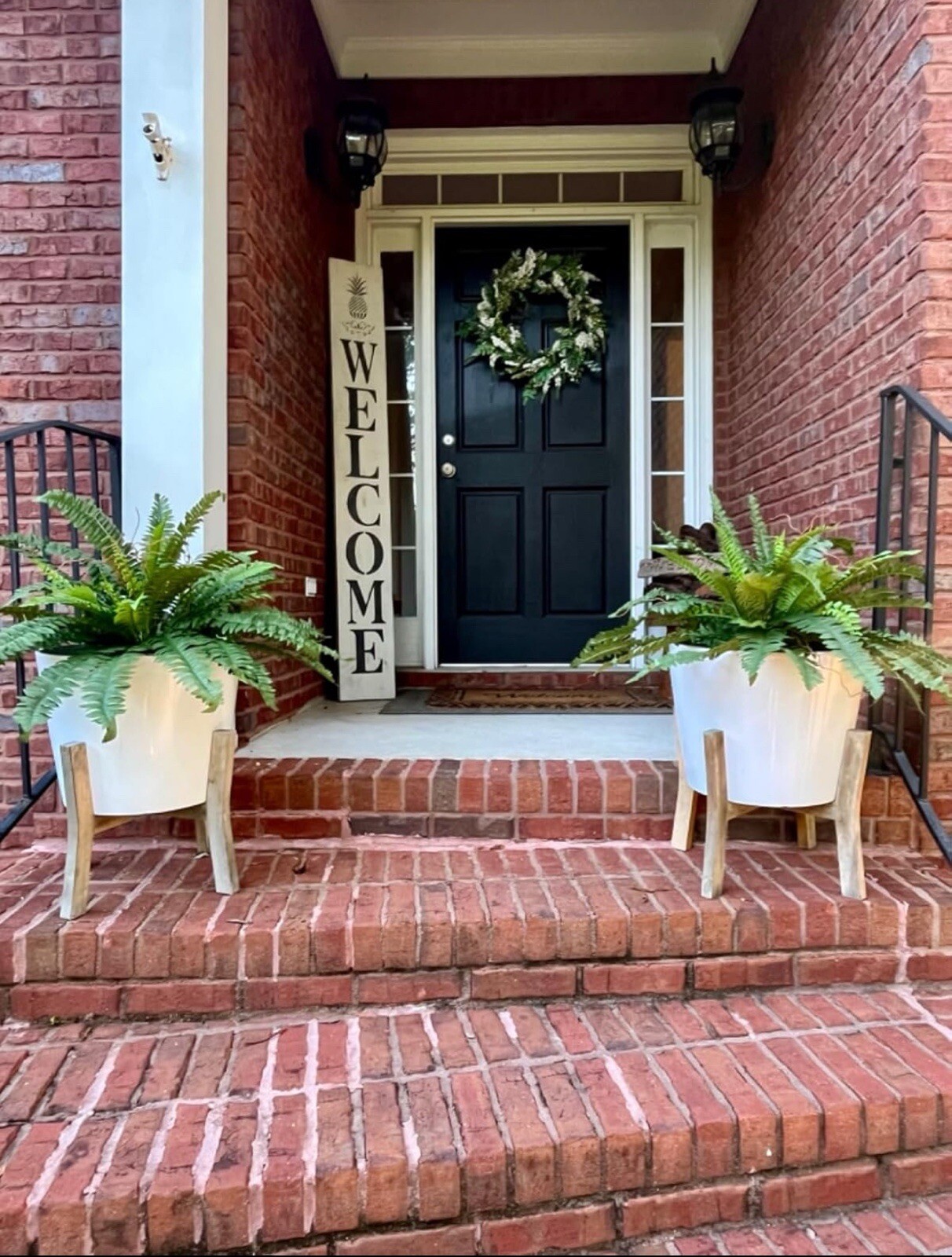 48" Boston Fern Artificial Bush Plant Pack 2. Retail $103