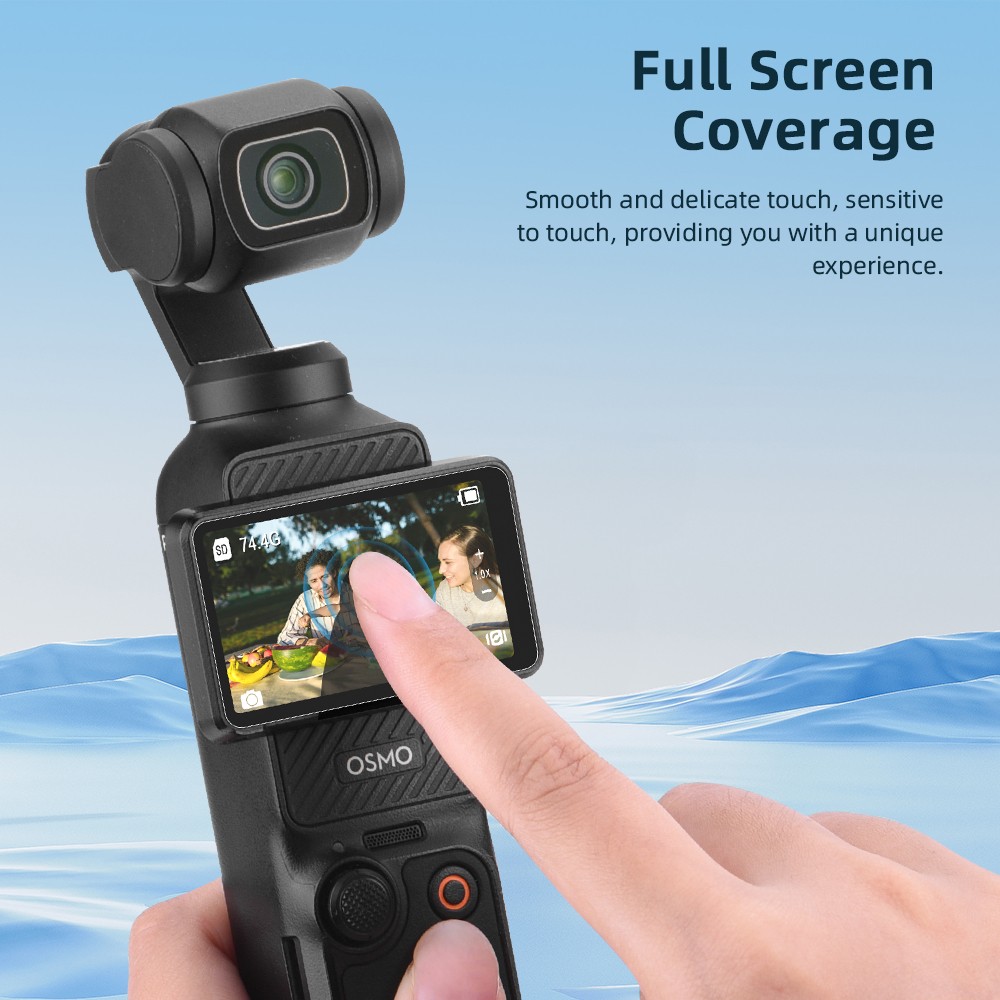 Camera Screen Quick Mount Tempered Film Kit Screen Protector For DJI Pocket 3