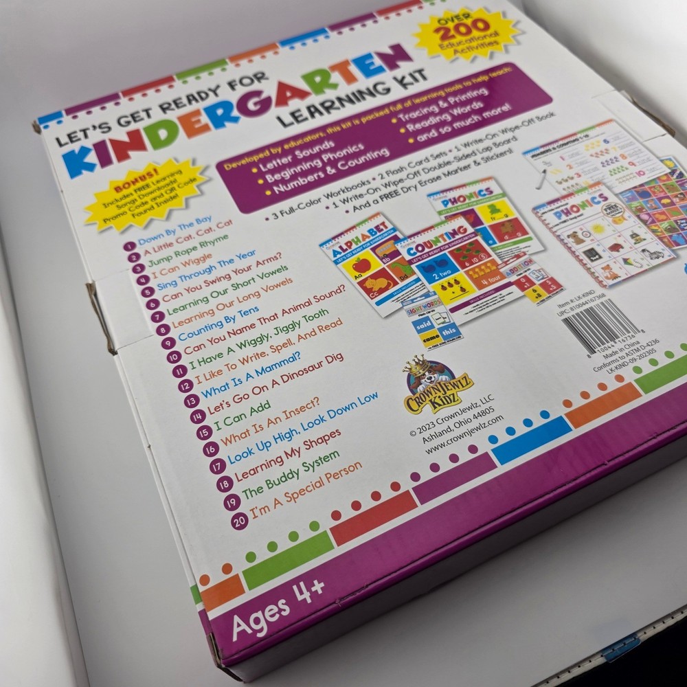 Creative Teaching Materials Kindergarten Learning Kit Educational Set New