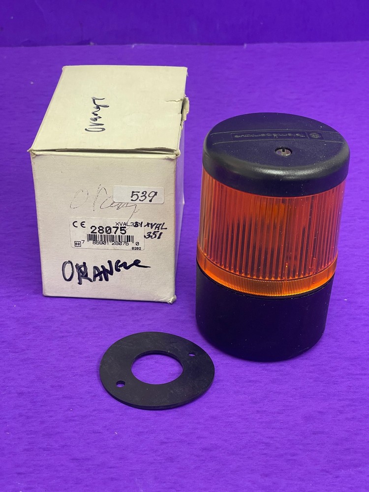 New Telemecanique XVAL351 Beacon Stack Light Module Orange