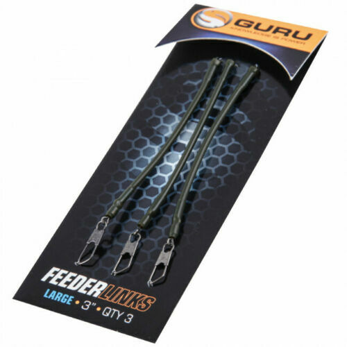 Guru Feeder Links Small 2", Medium 2.5" and Large 3" Feeder Fishing Korda Guru