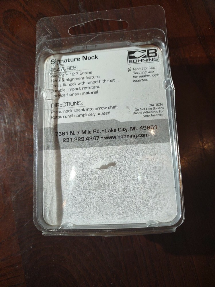 Signature Nock Bohning