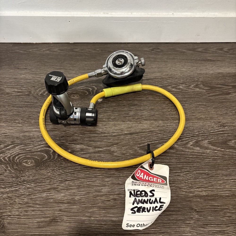 Scubapro MK20 Regulator High-Performance Diving Equipment + Regulator  Setup