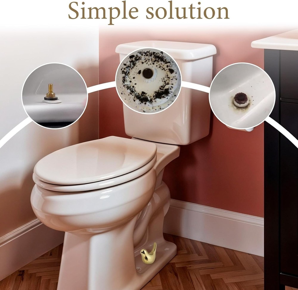 Decorative Toilet Bolt Covers Universal Caps for Bathroom Hardware 2P