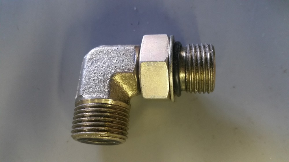 NEW Parker 8 C5OLO-S Straight Thread Elbow