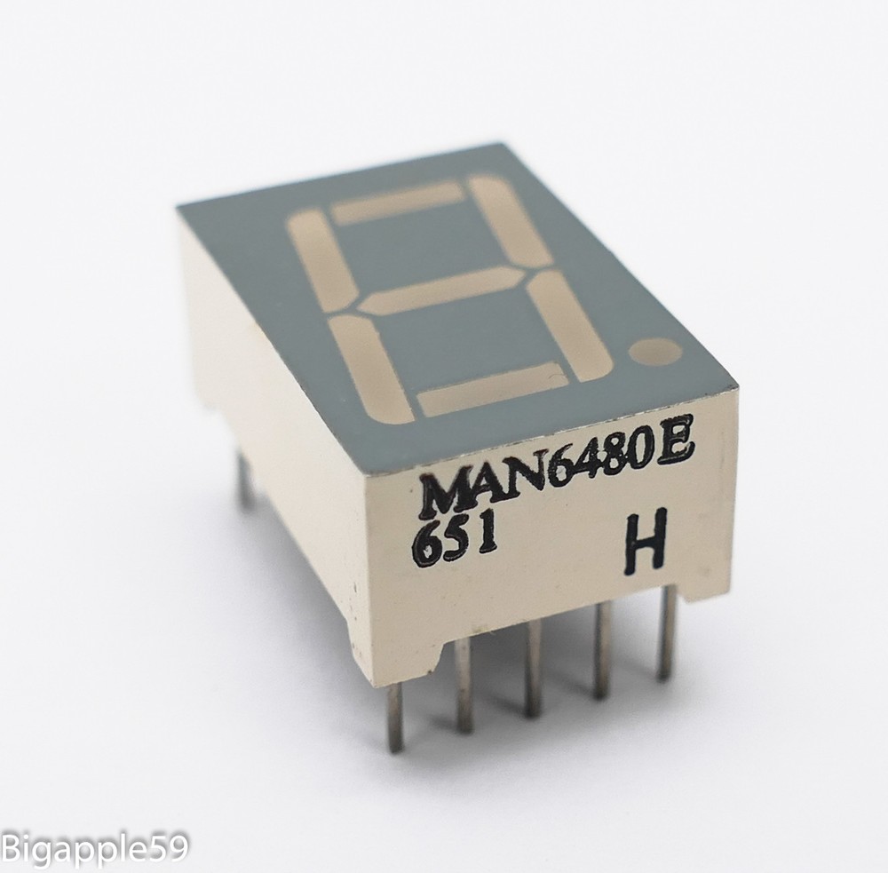 Watkins Johnson WJ-8711A / HF-1000 Display 7 Segment LED Module MAN6480E **NOS**