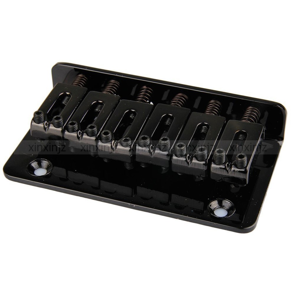 65mm 6 Saddle Hardtail Guitar Bridge Top Load Fixed Bridge