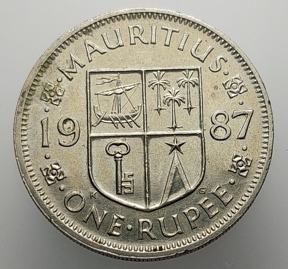 Mauritius One Rupee 1987 Coin E 279
