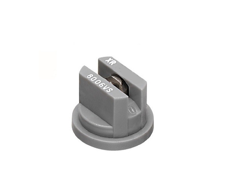 TeeJet Extended Range Flat Spray Tip Gray 80° Polymer w/ SS Insert XR8006VS