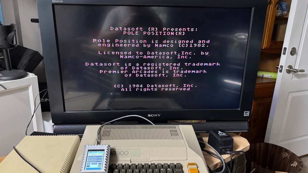 Atari 800 Computer System 48k Working Tested Package w/ 1050Drive S-Drive emul