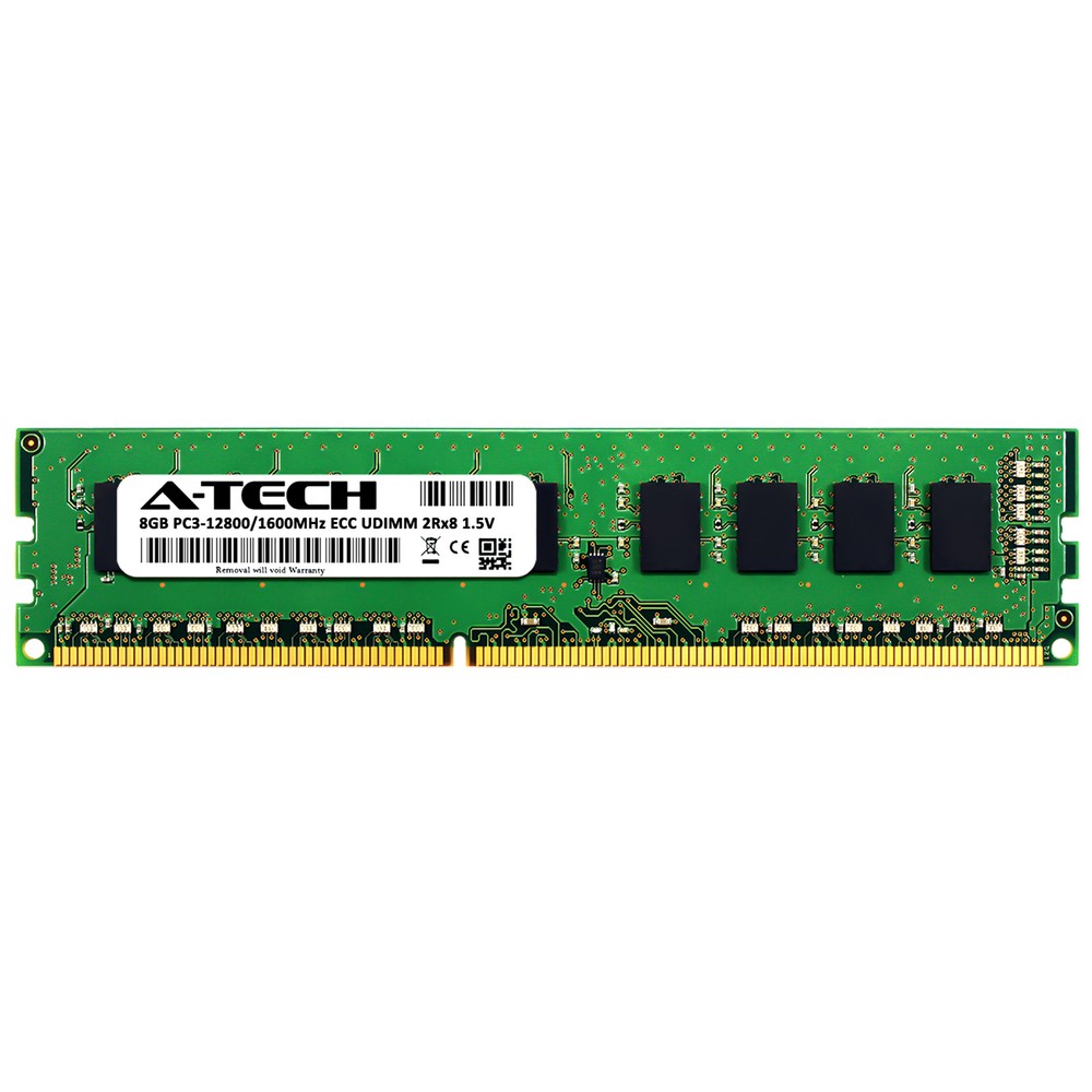 8GB 2Rx8 PC3-12800 ECC UDIMM (DELL 96MCT Equivalent) DDR3 Server Memory RAM