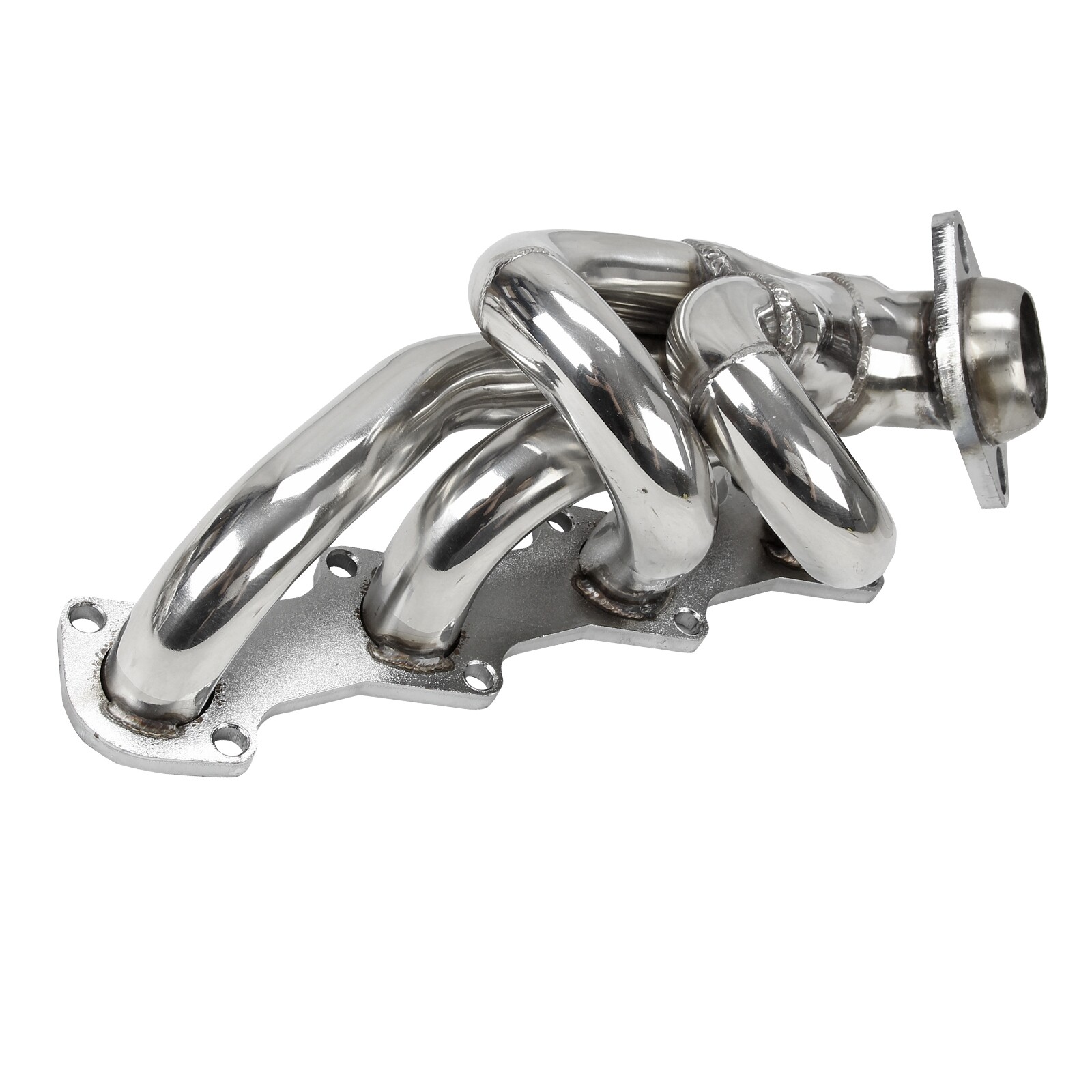 Fits Ford 1997-2003 F-150 F250 4.6L V8 Stainless Steel Shorty Manifold Header