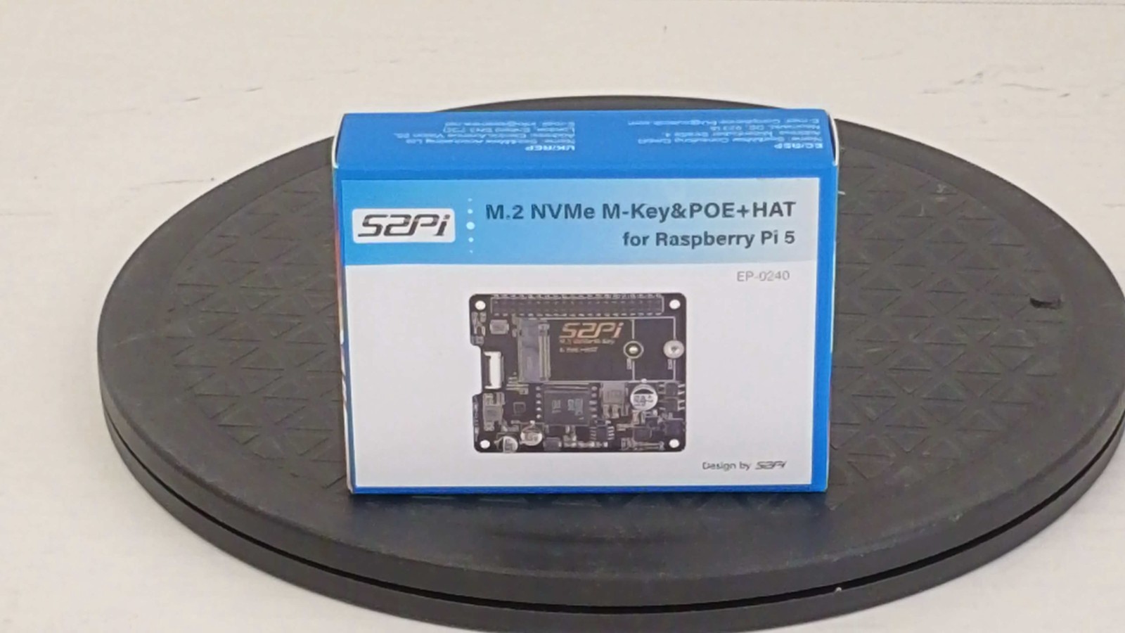 52Pi M.2 NVMe M-Key&POE+Hat for Raspberry Pi 5 EP-0240