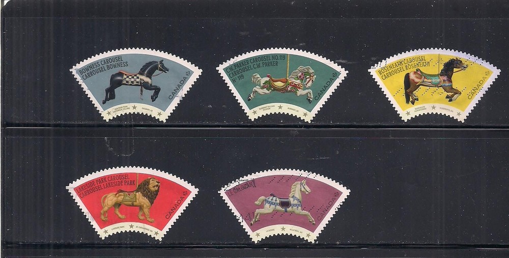 Canada  #3344-3348 used set