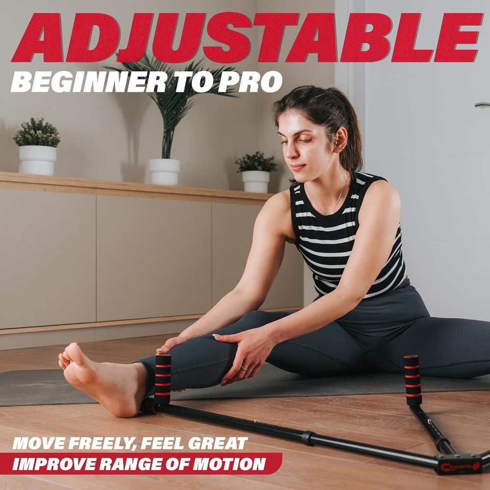 Split Machine for Flexibility with Trainer APP Adjustable 3 Bar Leg Stretcher