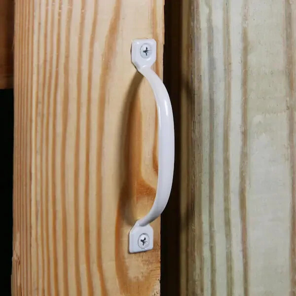 2 Pack Everbilt 4-1/2 in. White Light Duty Door Pull Handle 15094