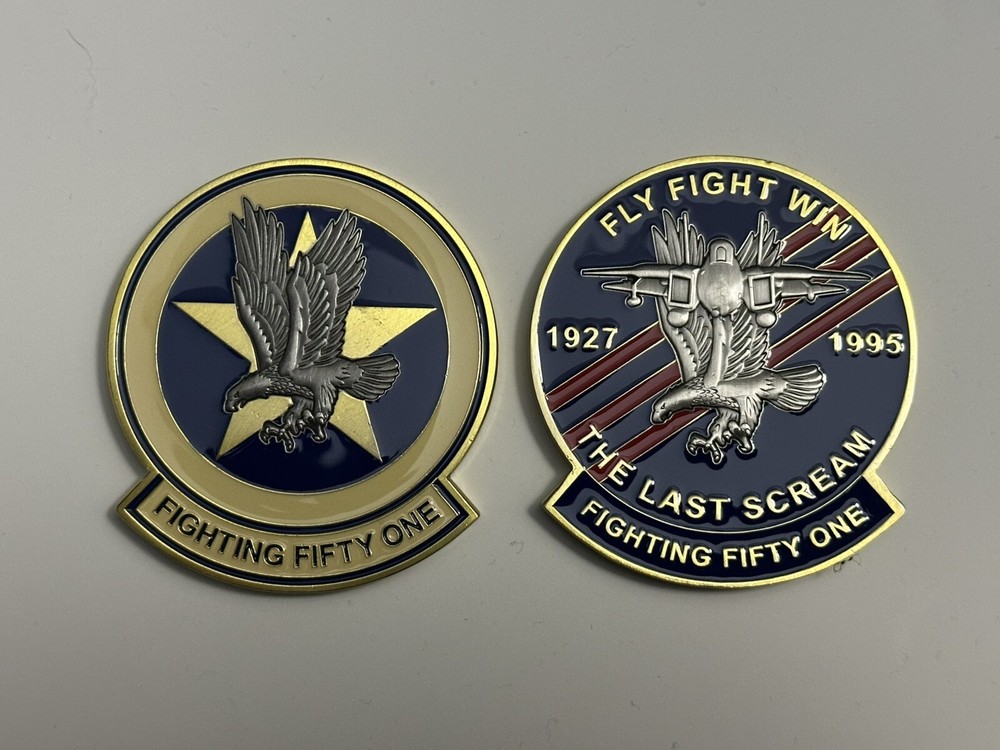 VF-51 Screaming Eagles Challenge Coin