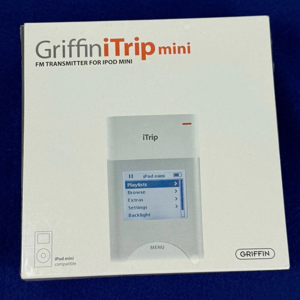 Griffin iTrip Mini FM Transmitter iPod 4025-Mini New Sealed 2004