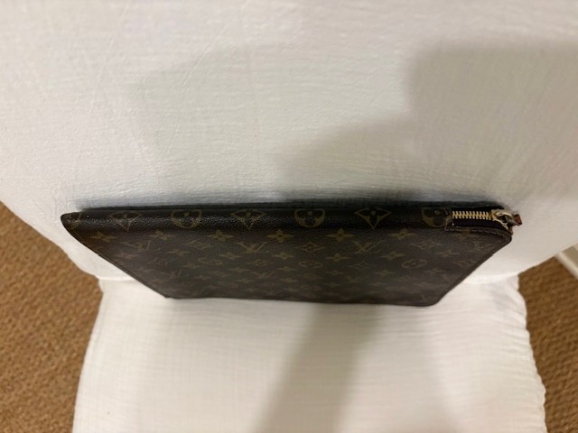 Authentic Louis Vuitton Posh Document Portfolio Monogram Canvas