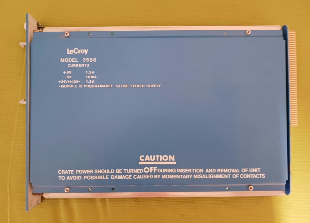 LeCroy Nim module, Model 3588 History Memory