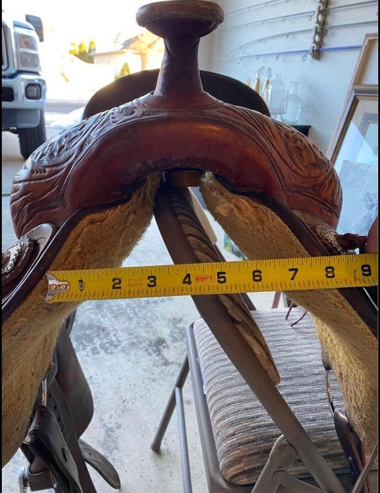 16” equitation style show/pleasure practice saddle 