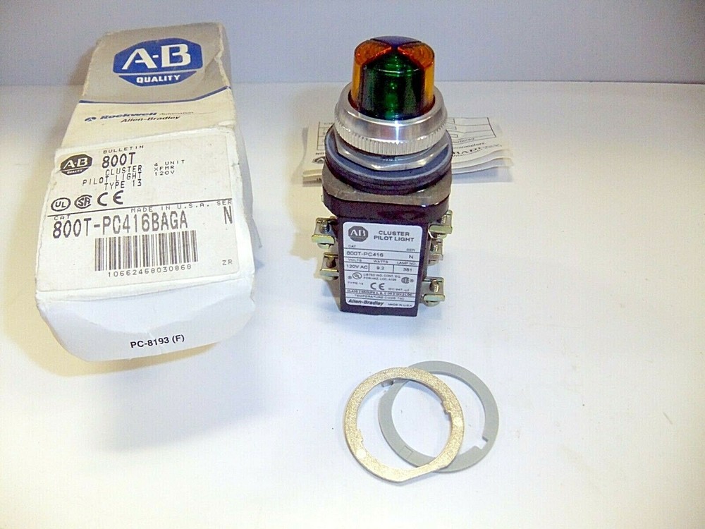 Allen-Bradley Cluster Pilot Light  800T-PC416BAGA