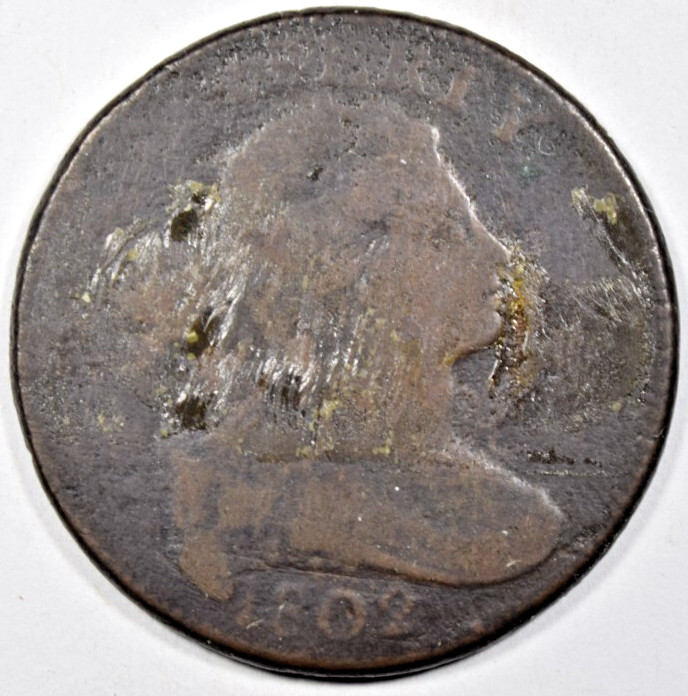 1802 DRAPED BUST LARGE CENT ~ NICE FOR PRICE! INV#2
