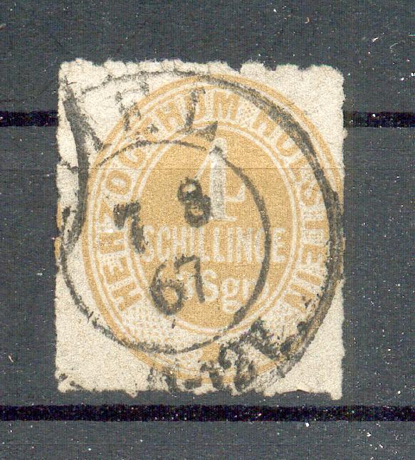 Schleswig-H. 25 impeccable gest. 100EUR (A9666