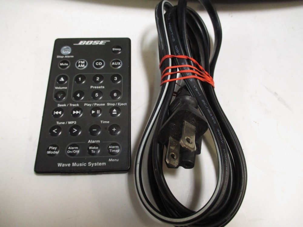 Bose Wave Music System silver w/ Remote control test working