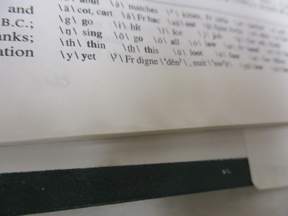 Merriam Webster's Geographical Dictionary 3rd Edition Hardcover Book 1997