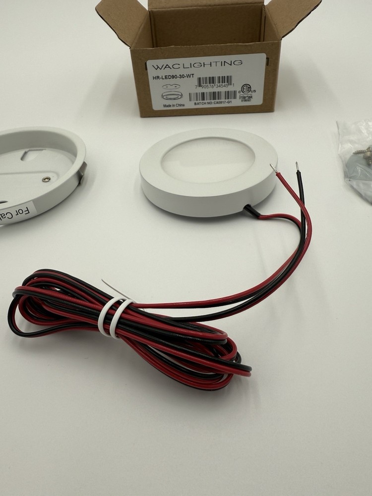 WAC Lighting HR-LED90-30-WT 3” LEDme Button Light - White