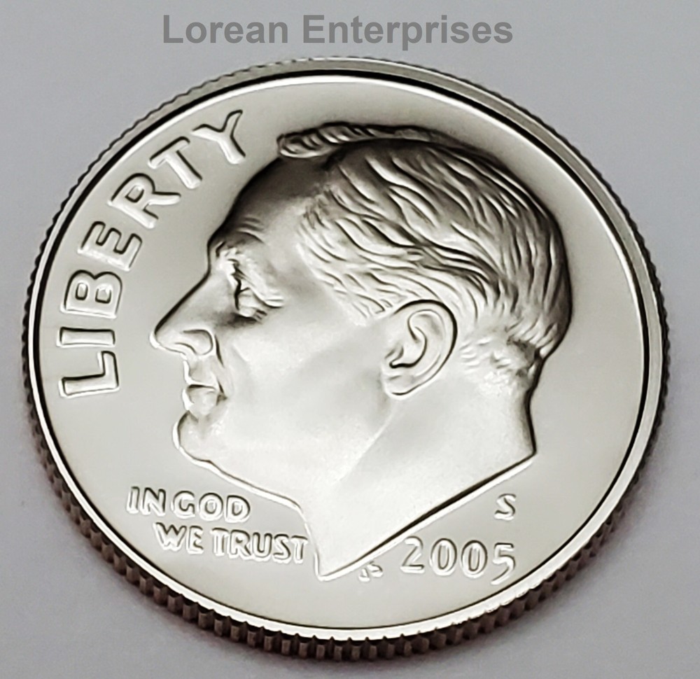 2005 S Roosevelt Dime CLAD ✼ PROOF✼