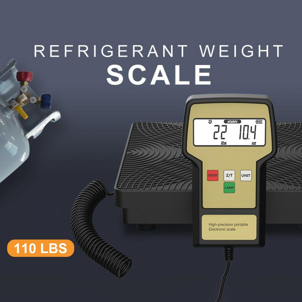 110LBS Electronic Scale High Precision Charging Recovery LCD